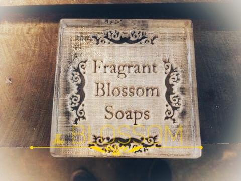 Customise acrylic soap stamp 10x10