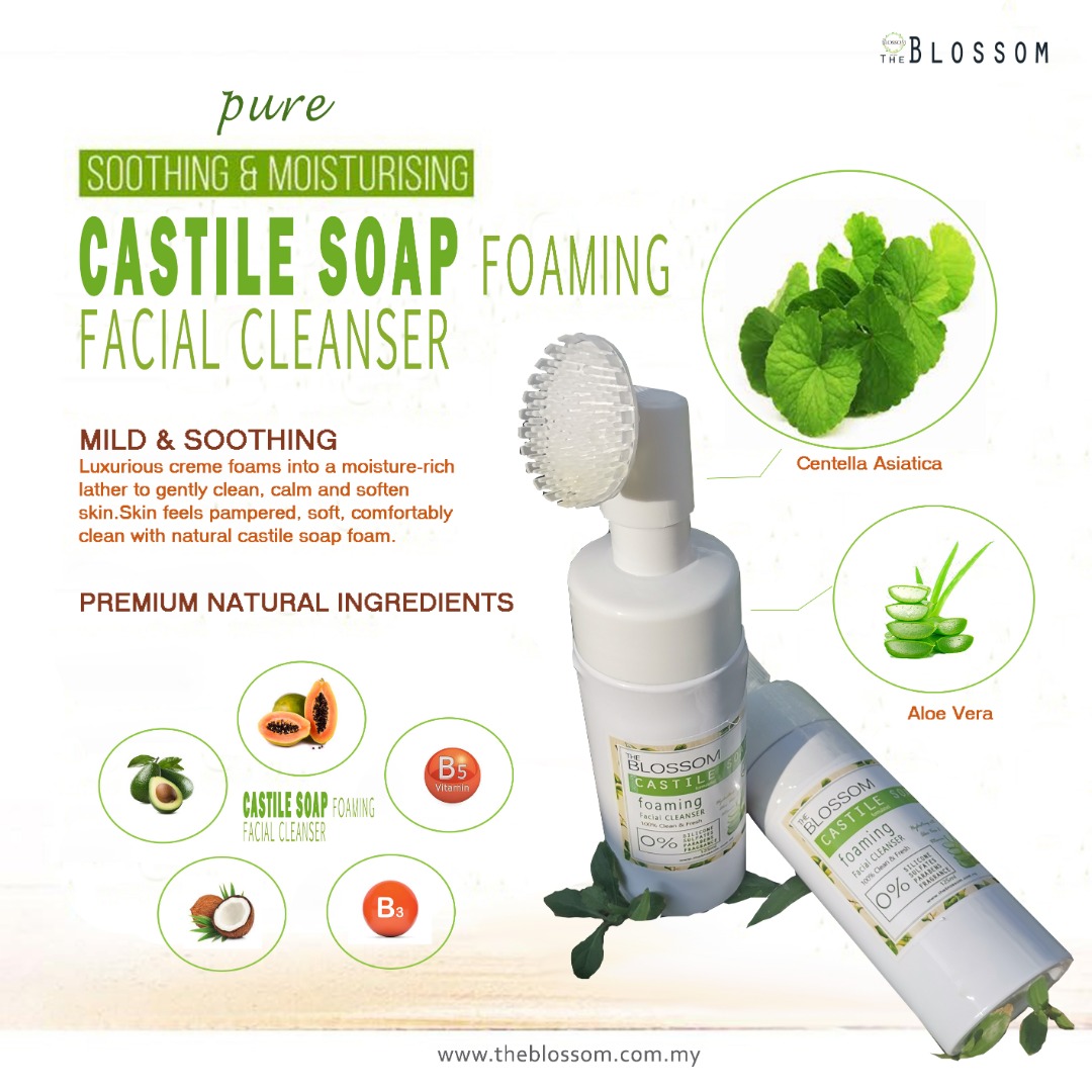 Castile Soap Foaming Facial Cleanser