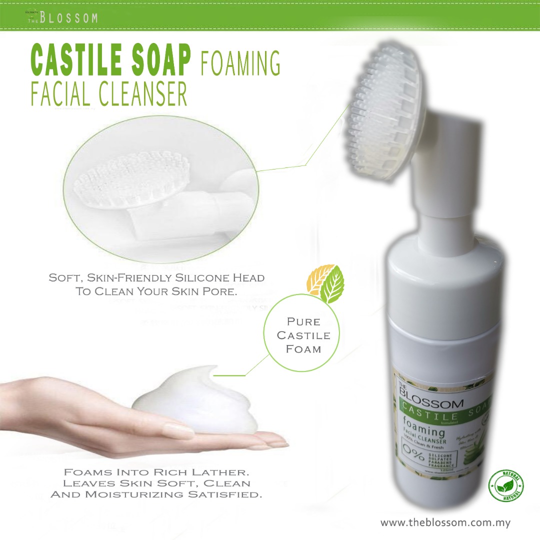 Castile Soap Foaming Facial Cleanser Castile Soap Foaming Facial Cleanser
